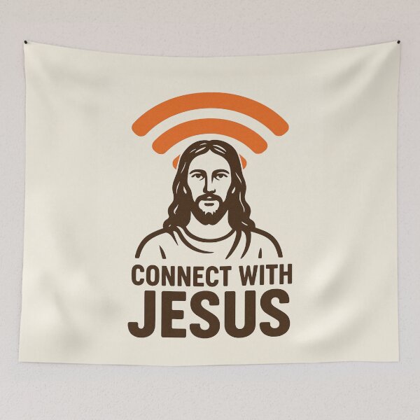Item preview, Connect with Jesus. designed and sold by ink about tropical.