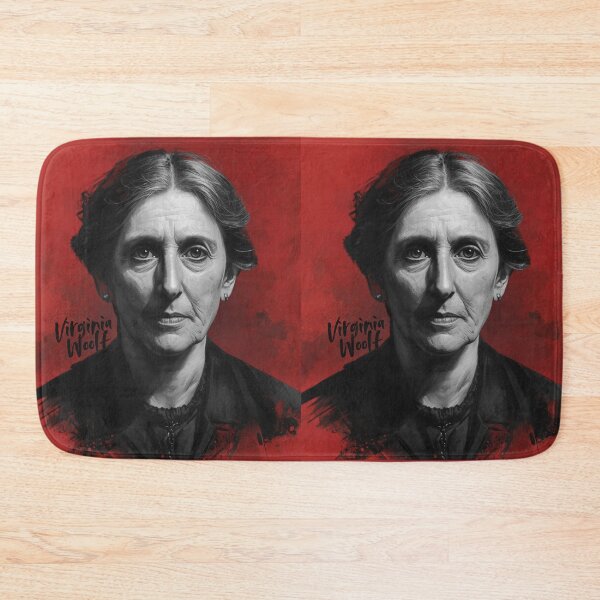 Item preview, Virginia Woolf portrait designed and sold by Filologica.