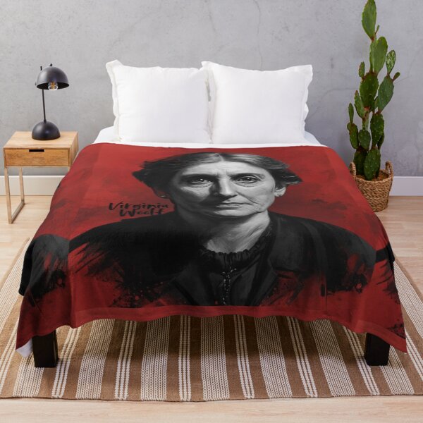 Item preview, Virginia Woolf portrait designed and sold by Filologica.