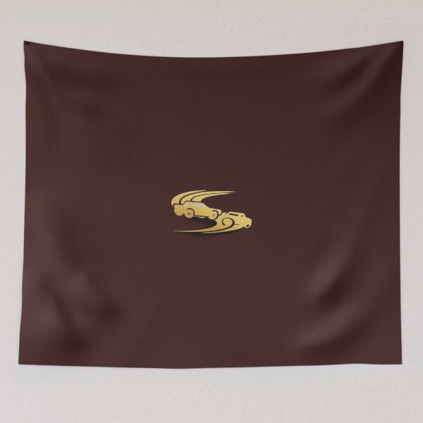 Item preview, Two race cars speeding through a sharp curve on a racetrack_19 designed and sold by Aariq.