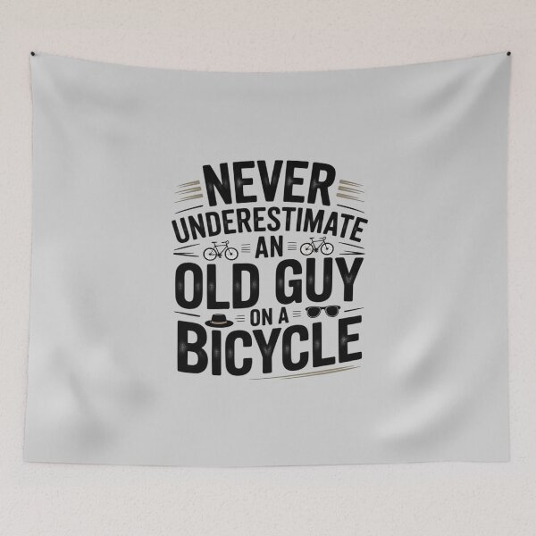 Item preview, Old Guy on a Bicycle designed and sold by Slwankol.