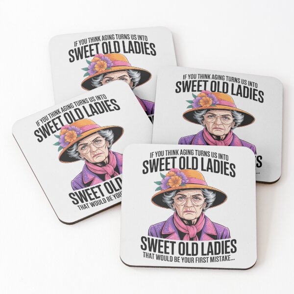 Item preview, Old Lady - If You Think Aging Turns Us Into Sweet Old Ladies designed and sold by Slwankol.