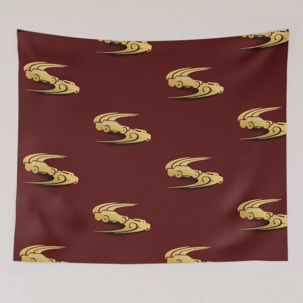 Item preview, Two race cars speeding through a sharp curve on a racetrack_19_side view designed and sold by Aariq.