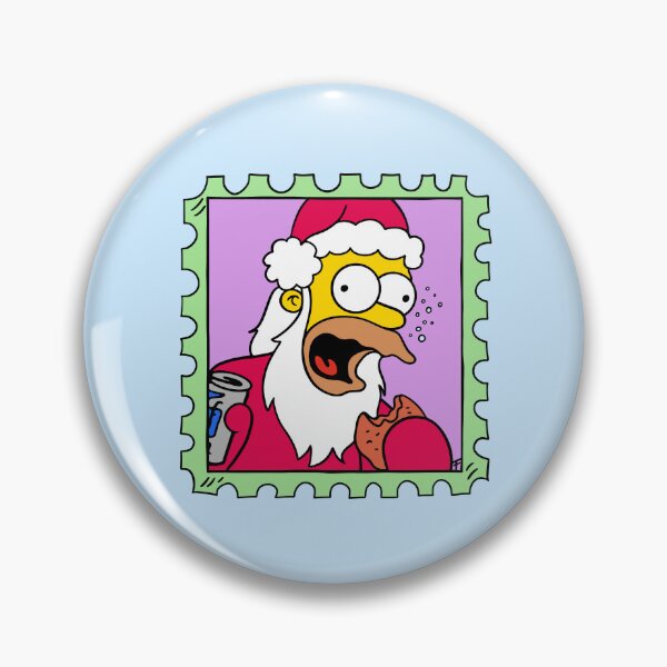 Item preview, Stamp Santa Homer designed and sold by The Abysmall.