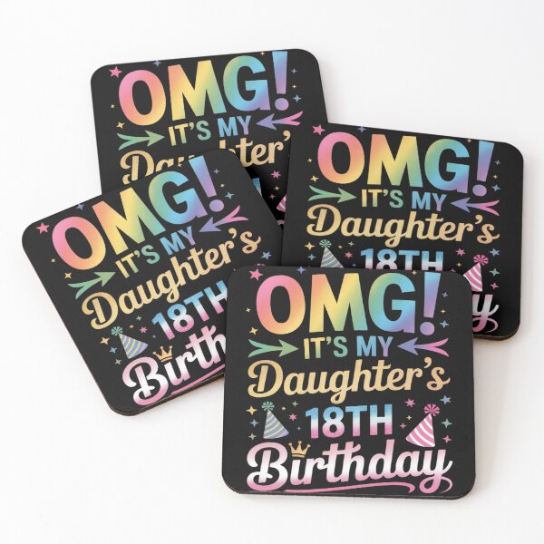 Item preview, OMG It's My Daughter's 18th Birthday Sweet 18 Years Old designed and sold by genkihikki.