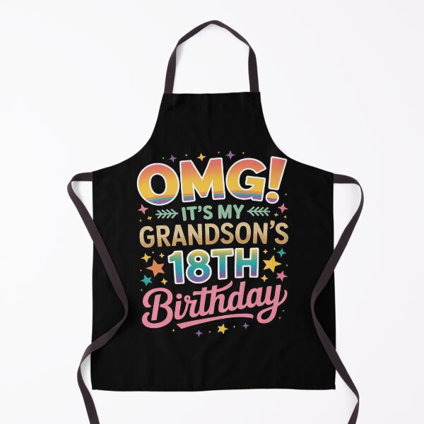 Item preview, OMG It's My Grandson's 18th Birthday Sweet 18 Years Old designed and sold by genkihikki.