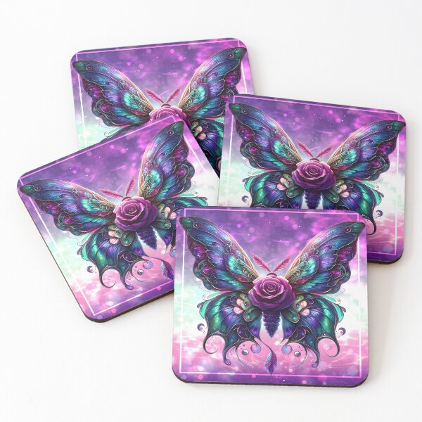 Item preview, Deep Forest Rose Moth - Fantasy Designs  designed and sold by AlyssMirinArt-.