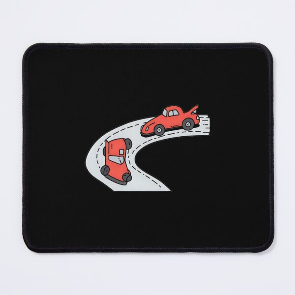Item preview, Two race cars speeding through a sharp curve on a racetrack_20 designed and sold by Aariq.