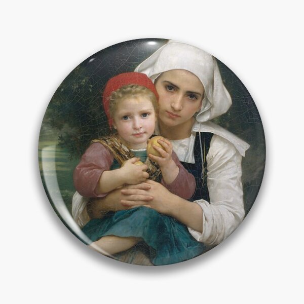 Item preview, Breton Brother and Sister, by William Bouguereau  designed and sold by AnimaliaStar.