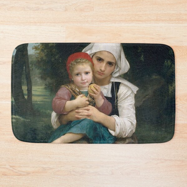 Item preview, Breton Brother and Sister, by William Bouguereau  designed and sold by AnimaliaStar.