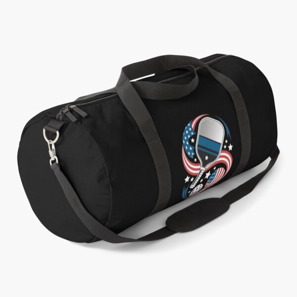 Item preview, on Back Patriotic Stars Stripes USA Flag Pickleball Women Kids Men designed and sold by ProudForFunny.