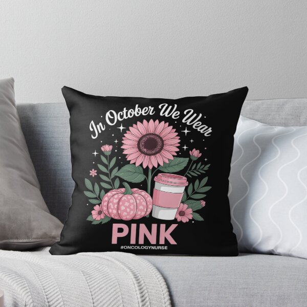 Item preview, Oncology Nurse In October We Wear Pink Breast Cancer Fall designed and sold by ProudForFunny.