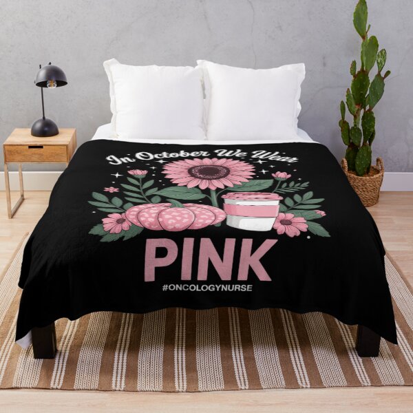 Item preview, Oncology Nurse In October We Wear Pink Breast Cancer Fall designed and sold by ProudForFunny.