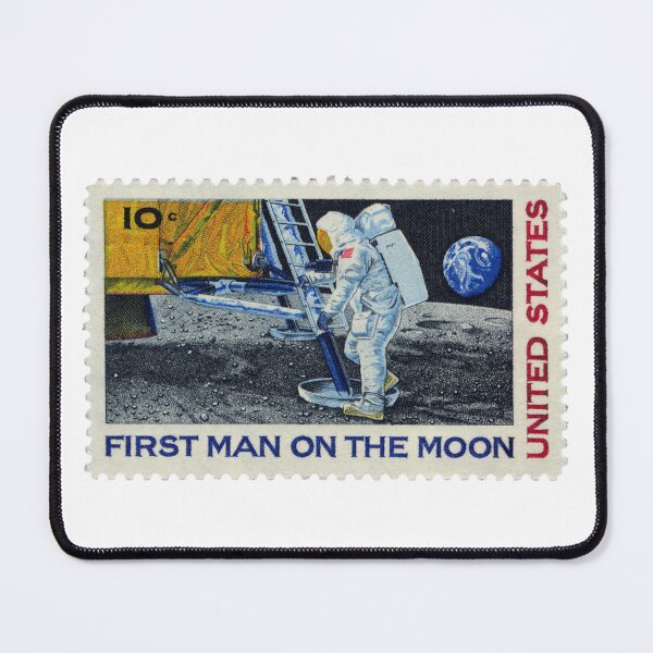 Item preview, First Man on the Moon Postage 10 cents designed and sold by NoisyNosyNancy.