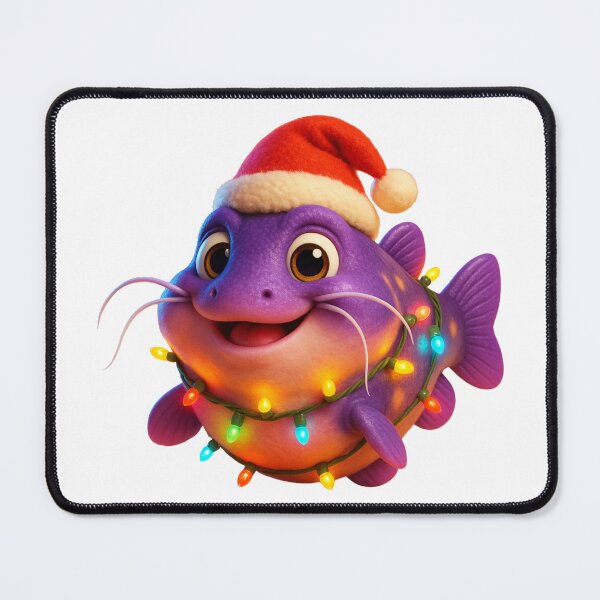 Item preview, Christmas Electric Catfish designed and sold by Sillytoe.