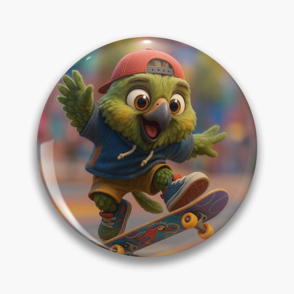 Item preview, Skater Kea Parrot designed and sold by Sillytoe.