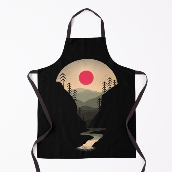Item preview, Exploring Earth Silhouette landscape hiking forests sunset designed and sold by therocketman.