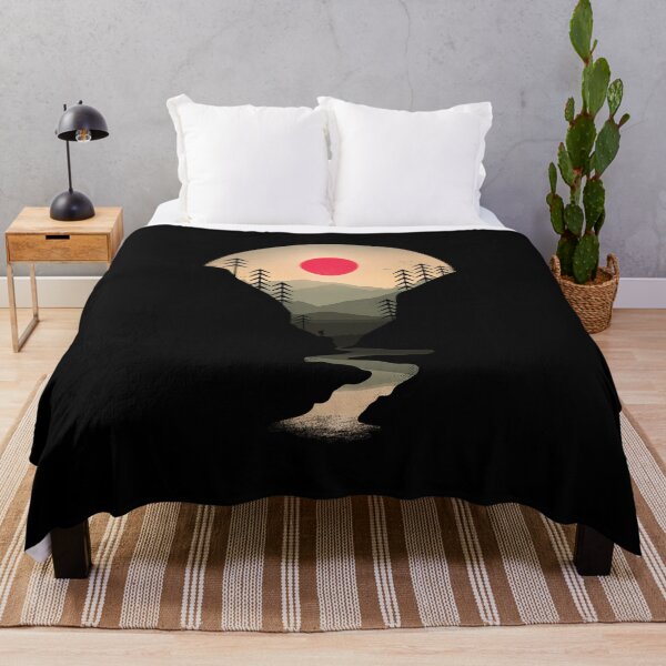 Item preview, Exploring Earth Silhouette landscape hiking forests sunset designed and sold by therocketman.