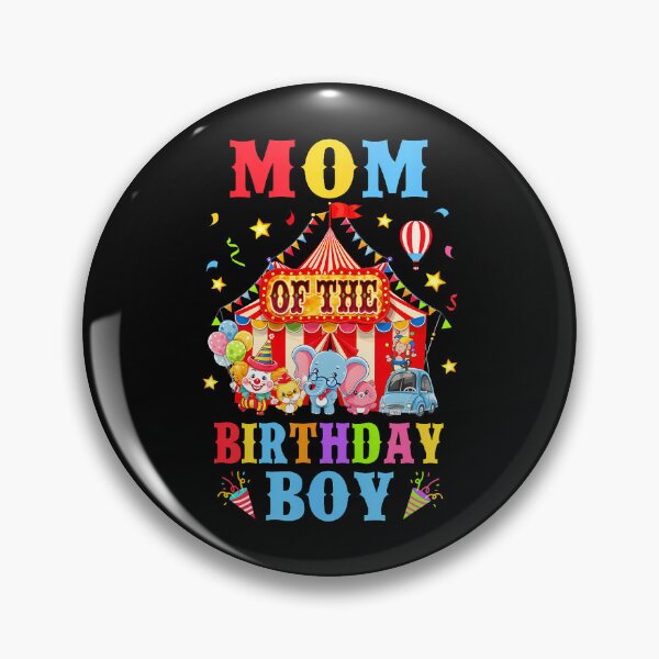 Item preview, Mom Of The Birthday For Boy Circus Carnival Theme Party designed and sold by Fereskabilon.