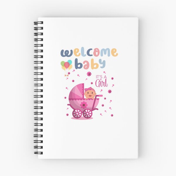 Item preview, Welcome Baby — It’s a Girl! Sweet Pink Newborn Celebration Design” designed and sold by Fouziaart08.
