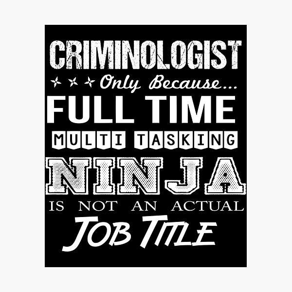 Item preview, Criminologist designed and sold by chancjami9236.
