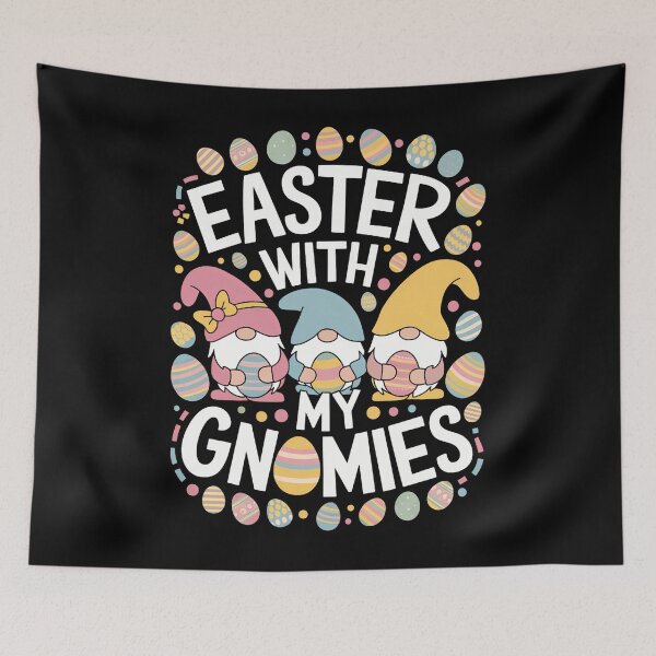 Item preview, Easter With My Gnomies Cute Gnomes Egg Hunt designed and sold by CruelShadesSt.
