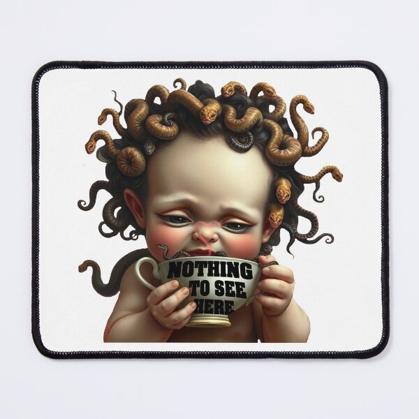 Item preview, Nothing To See Here; Child of Medusa; designed and sold by StickerApe.