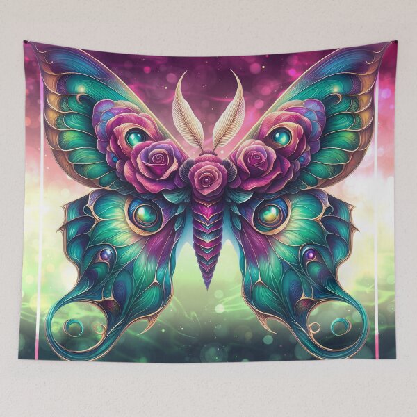 Item preview, Secret Garden Rose Moth - Fantasy Designs  designed and sold by AlyssMirinArt-.