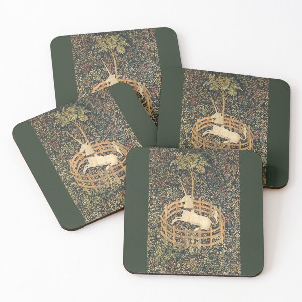 Item preview, The Unicorn Rests In A Garden Tapestry  designed and sold by collageDP.