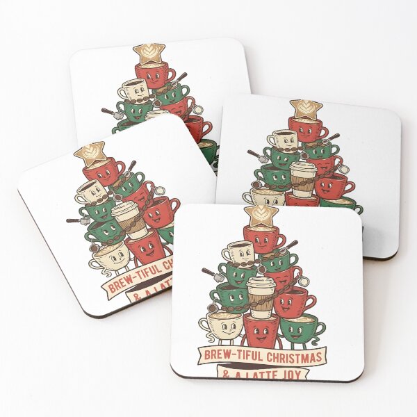 Item preview, Have a Brew-tiful Christmas and a Latte Joy - Cute Coffee Pun Design designed and sold by jaysapsales.
