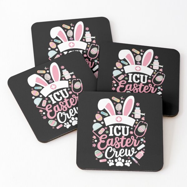 Item preview, Cute ER Nurse Crew ICU Nurse Bunny Easter Day designed and sold by CruelShadesSt.