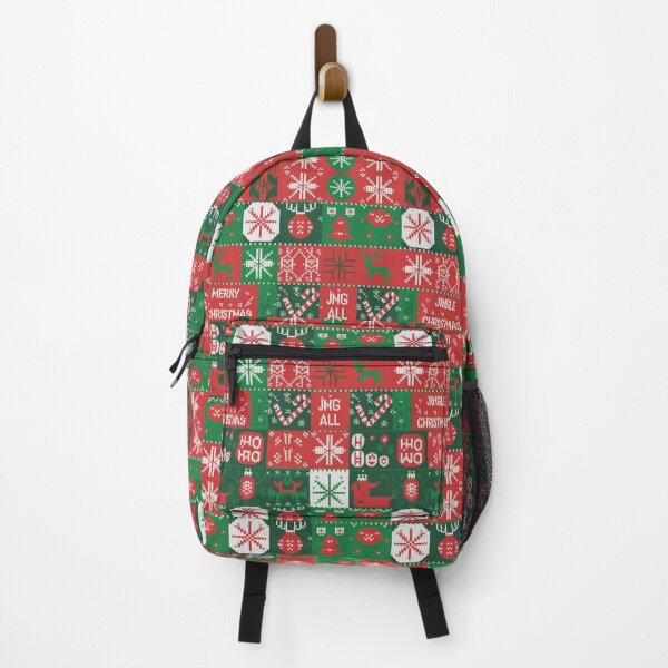 Item preview, Ugly Christmas Sweater Style Design – Festive Holiday Knitted Pattern designed and sold by DreamOnShirts.