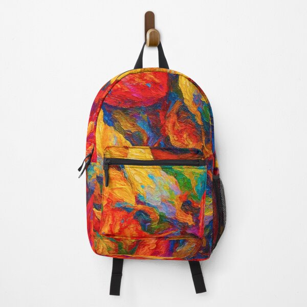 Item preview, Vibrant Autumn Leaves Painting, Bold Fall Foliage Wall Art in Bright Colors designed and sold by BeaconMarketing.