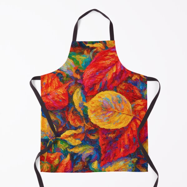 Item preview, Vibrant Autumn Leaves Painting, Bold Fall Foliage Wall Art in Bright Colors designed and sold by BeaconMarketing.