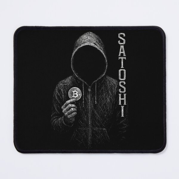 Item preview, Satoshi Nakamoto Grungy Illustration - Anonymous Bitcoin Creator designed and sold by Mortisigil.