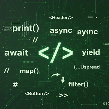 Artwork thumbnail, Coding Functions | Developer Coding Functions Abstract Designs by thecodingcorner