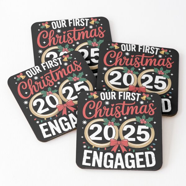 Item preview, Our First Christmas Engaged 2025 Pajamas Couples Xmas Pajama designed and sold by Libbysharts.