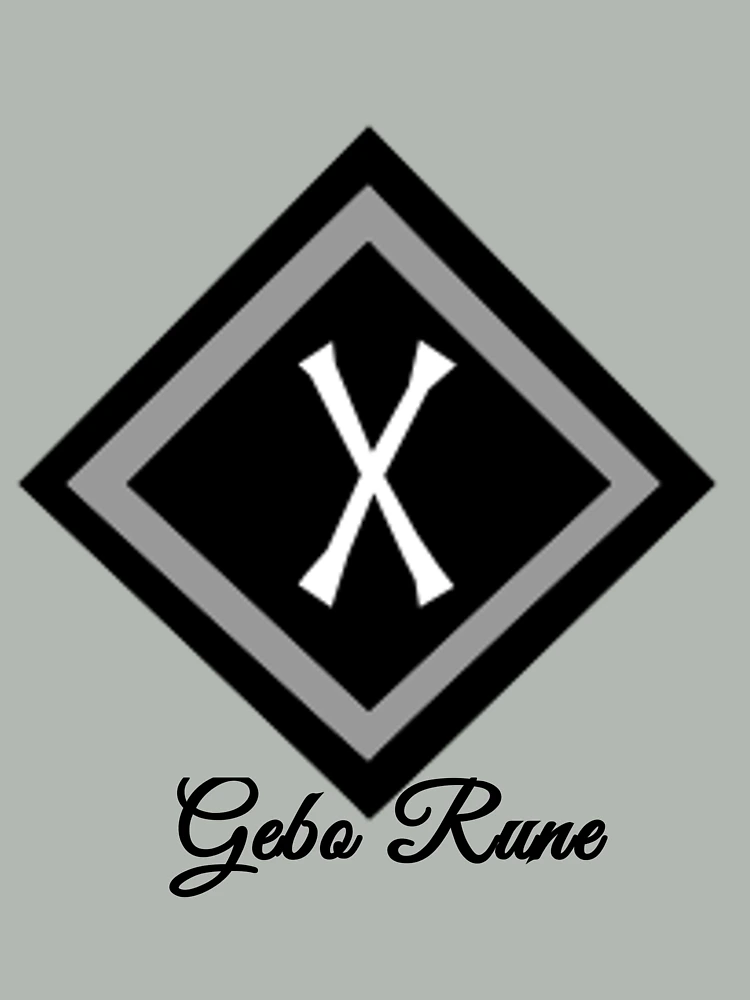 Thumbnail 4 of 4, Boxy T-Shirt, Gebo Rune designed and sold by WindsofJupiter.