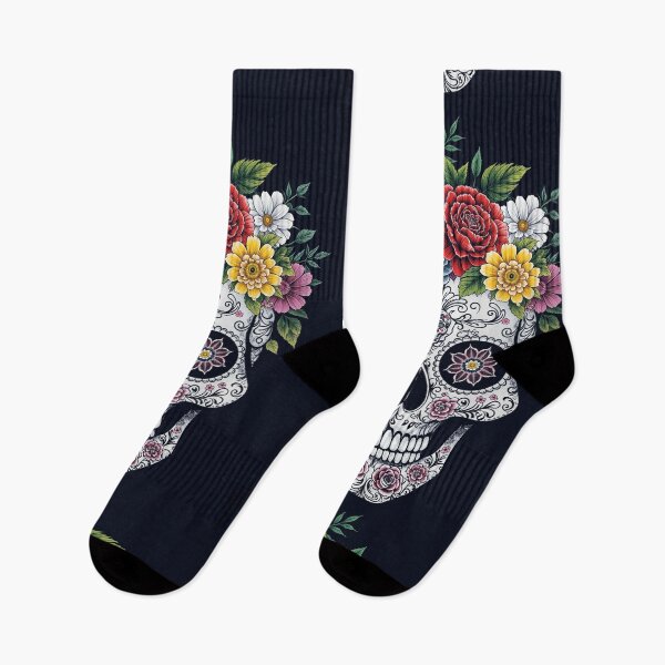 Item preview, Porcelain Skull Blooming with Roses designed and sold by Grafititee.