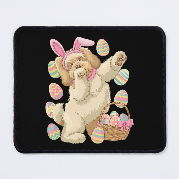 Item preview, Dabbing Easter Bunny Bernedoodle Dog designed and sold by CruelShadesSt.