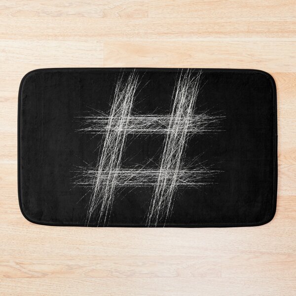 Item preview, Hashtag Symbol Scratch Art designed and sold by Mortisigil.