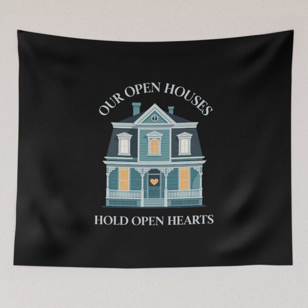 Item preview, Our Open Houses Hold Open Hearts Victorian Porch designed and sold by Tatianamiobi.