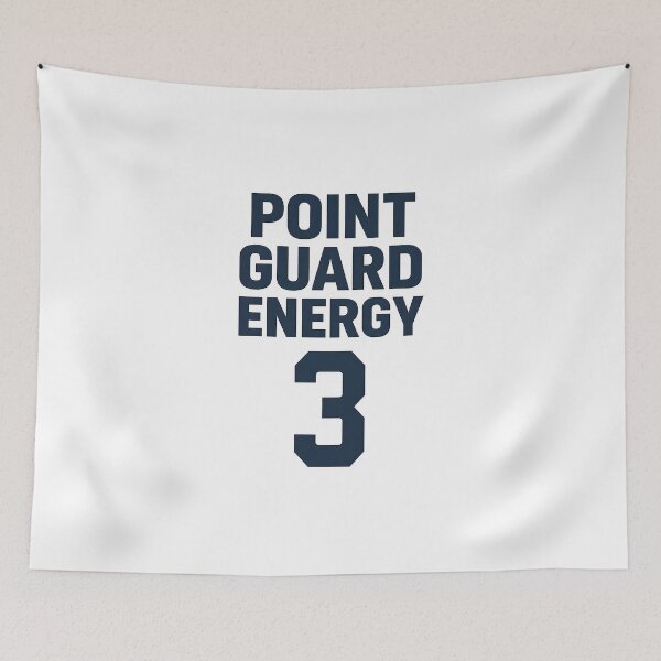 Item preview, Point Guard Energy Basketball Number 3 designed and sold by chromakulture.