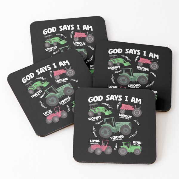 Item preview, God Says I Am Tractor Lover Christian designed and sold by elihletoriong.