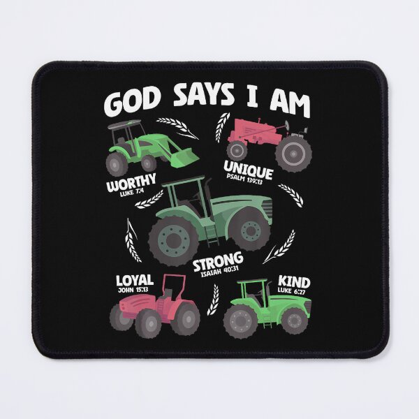 Item preview, God Says I Am Tractor Lover Christian designed and sold by elihletoriong.