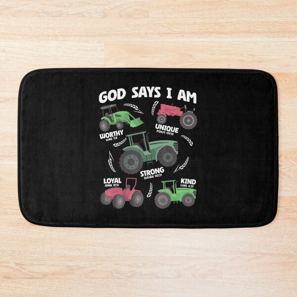 Item preview, God Says I Am Tractor Lover Christian designed and sold by elihletoriong.