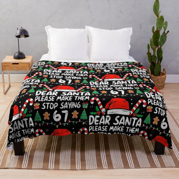 Item preview, Dear Santa Please Make Them Stop Saying 67 Christmas Six Seven 6-7 Meme designed and sold by jakaun.