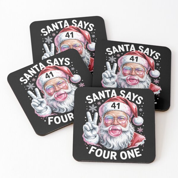 Item preview, Santa Says Four One Christmas 41 Gen Alpha Slang Merry Christmas designed and sold by jakaun.