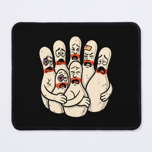 Item preview, Scared Bowling Pins For Bowler Bowling Joke Strike Spare designed and sold by TommieJune.
