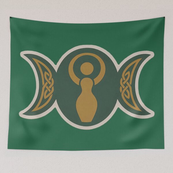 Item preview, Celtic Knot Triple Goddess Symbol Pagan Moon Design designed and sold by PinUpPizzazz.